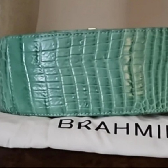 Brahmin Teal/Aqua Crossbody Bag - Picture 3 of 7